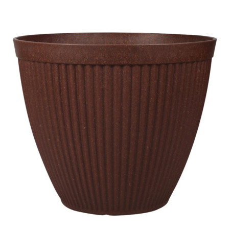 Pot plastique nervure o43cm