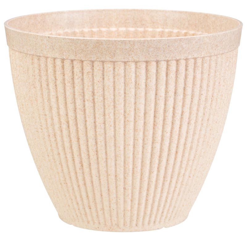 Pot plastique nervure o28cm