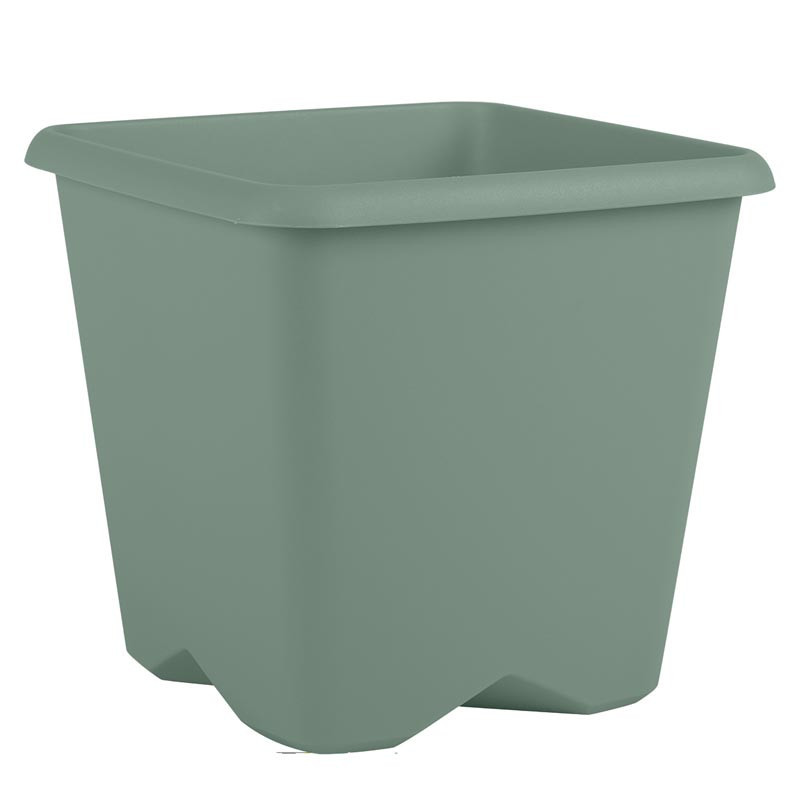 Pot carre chorus 20cm vert