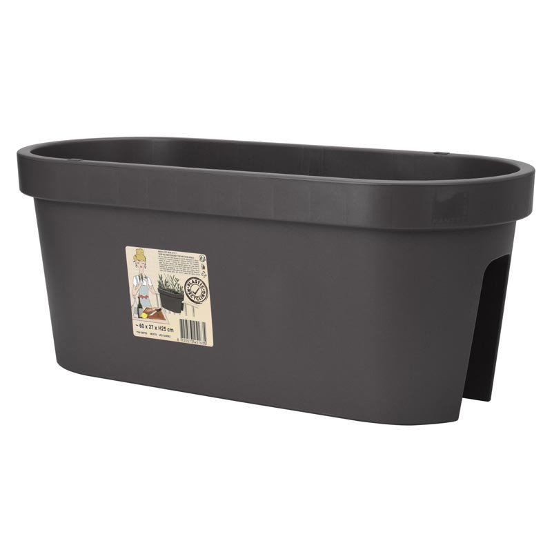 Balconniere anthracite 59x25x25c