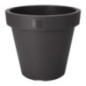 Pot de fleur anthracite  o25cm