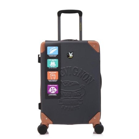 Trolley abs 50 cm noir marron ch