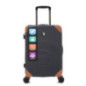 Trolley abs 50 cm noir marron ch