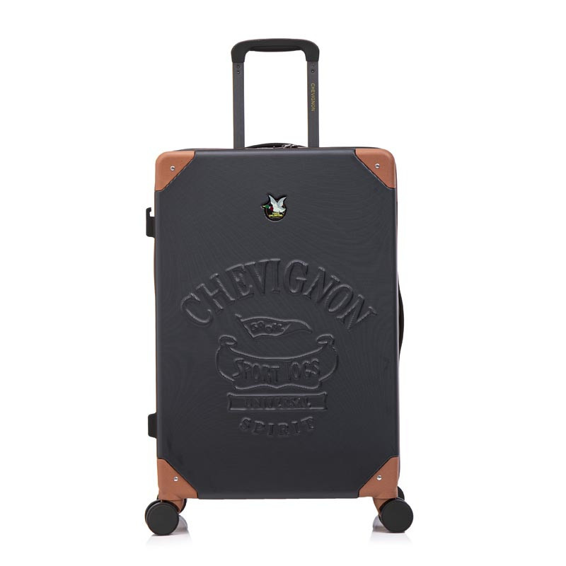 Trolley abs 60 cm noir/marron ch