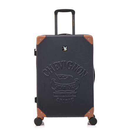 Trolley abs 60 cm noir/marron ch