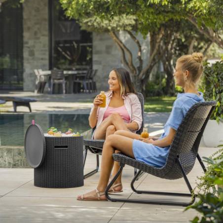 Pouf d'exterieur 5 en 1