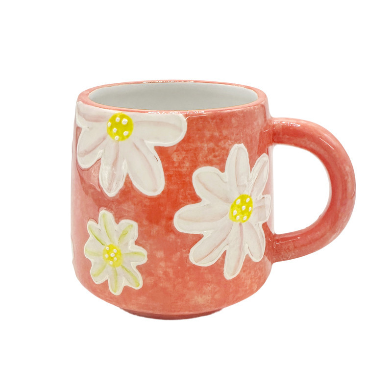 Mug avec fleurs