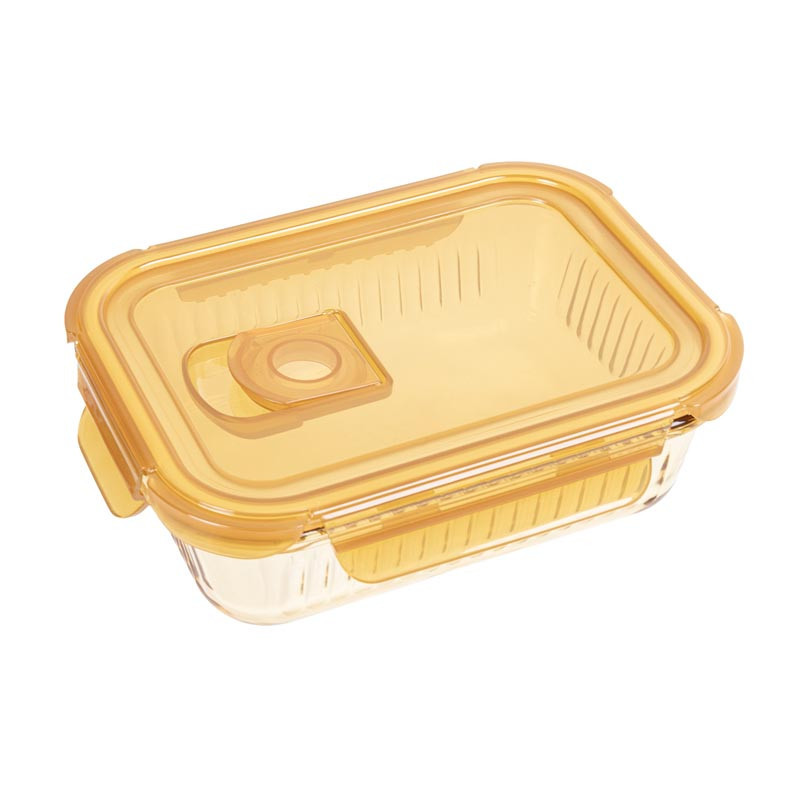 Boite en verre ambre 0.64l