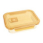 Boite en verre ambre 1.04l