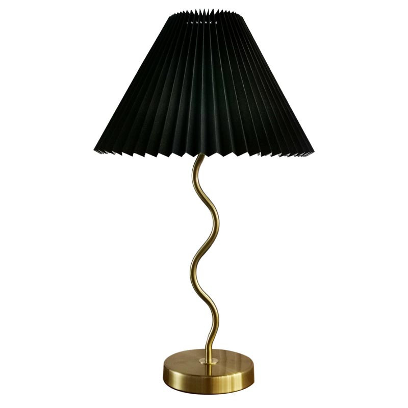 Lampe abat jour plisse