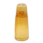 Bouteille avec verre colore