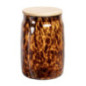 Bocal ambre tachete noir 1l