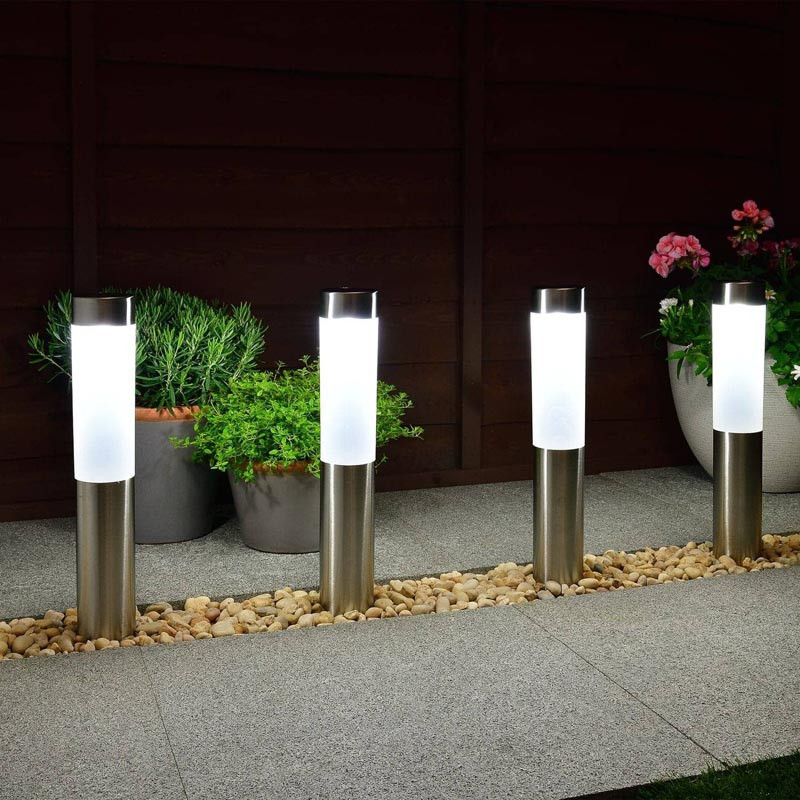 Borne solaire x4 o6.5cm blc frd