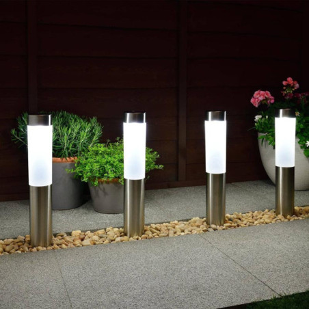 Borne solaire x4 o6.5cm blc frd