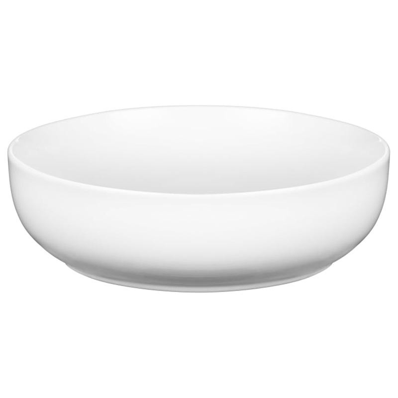 Pasta bol  blanche rebord droit