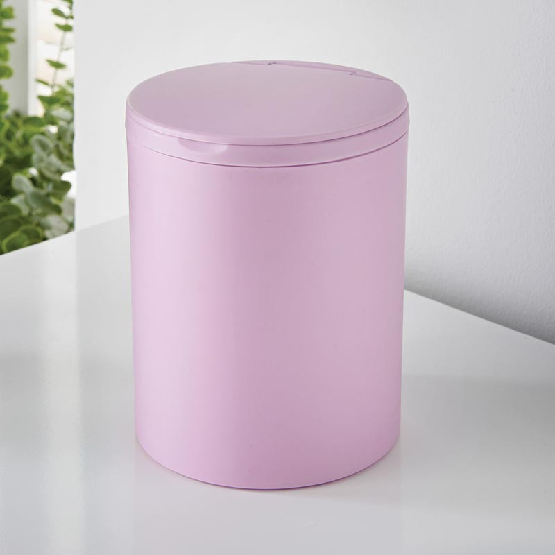 Poubelle ronde de salle de bain