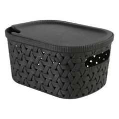 Panier 2,3l noir tressy
