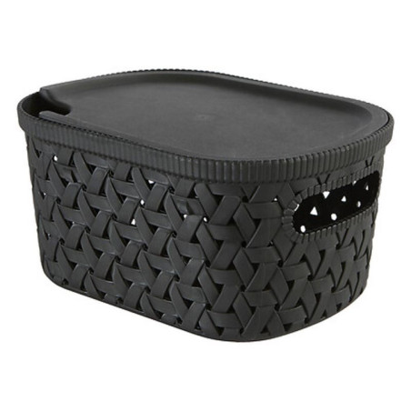 Panier 2,3l noir tressy