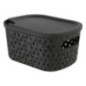 Panier 2,3l noir tressy