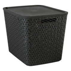 Panier 28l noir tressy