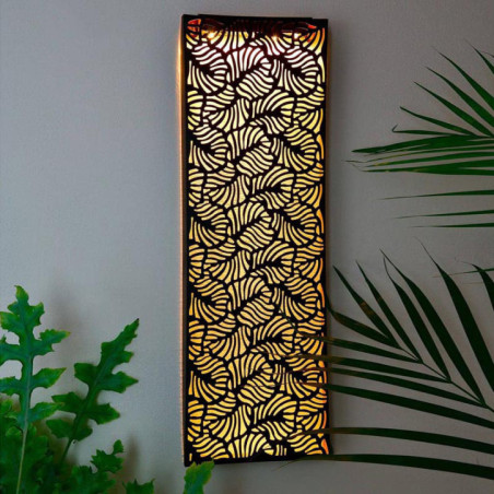 Panneau mural solaire feuillage