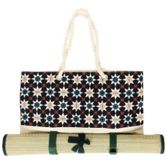 Sacs de plage avec natte