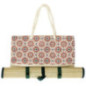 Sacs de plage avec natte
