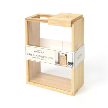 Boite conservation plast/bambou