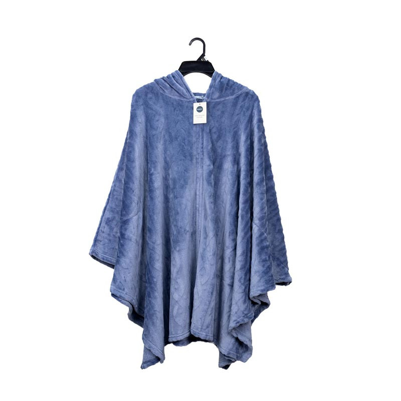 Cape capuche polaire embossee bg