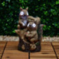 Statue animaux solaire gros yeux