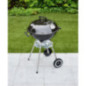 Barbecue rond roulettes + couver