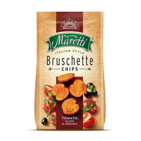 Bruschette chips tomate origan