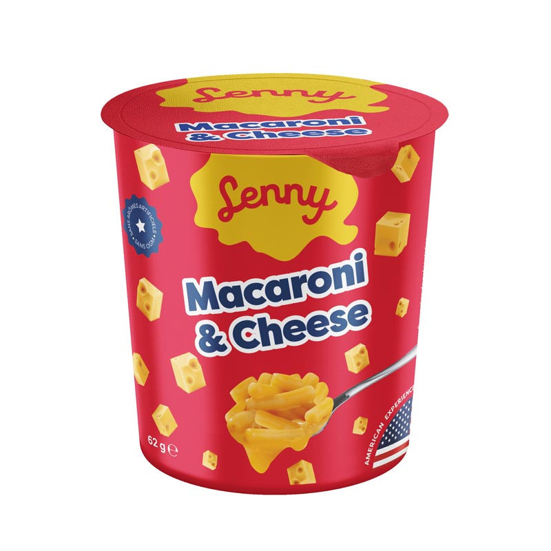 Lenny mac & cheese cups 62g