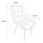 Lot 2 chaises alren vert