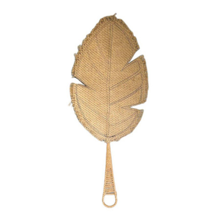 Deco a suspendre feuille corde