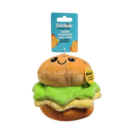 Jouet chien hamburger ou frites