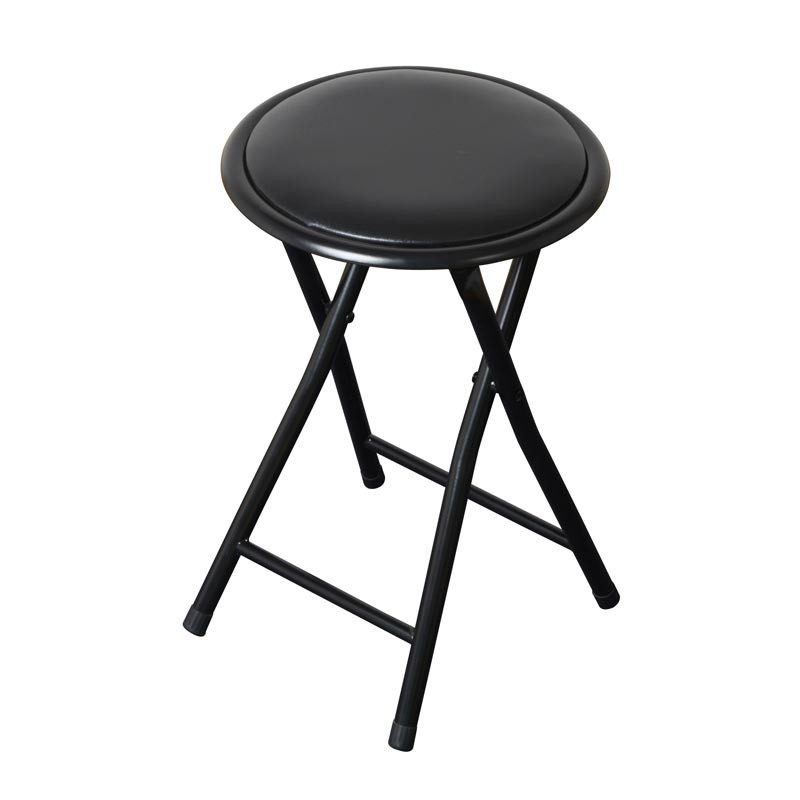 Tabouret pliable noir
