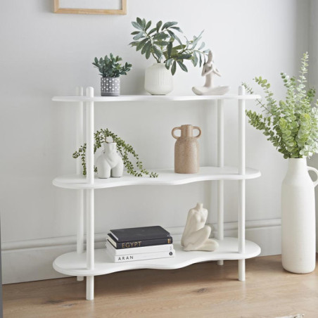 Etagere vague blanche