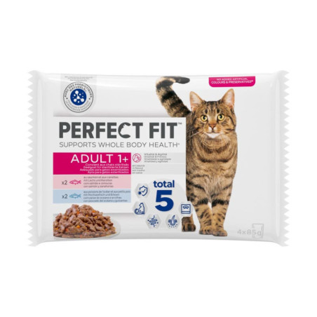 Sachet chat sterilise poisson