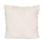 Coussin jane 45x45 blanc