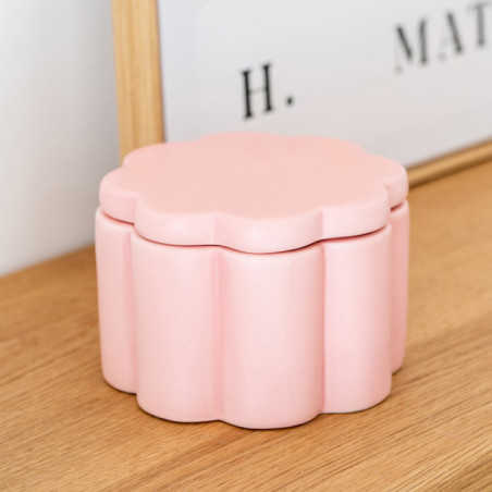 Boite fleur ceramique