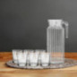 Set de 6 verre et un pichet en v