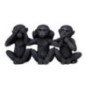 Sculpture 3 singes de la sagesse