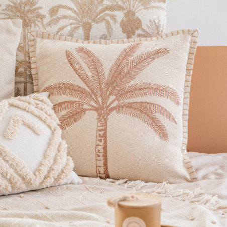 Coussin palmier 45x45cm