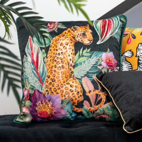 Coussin leopard 40x40cm