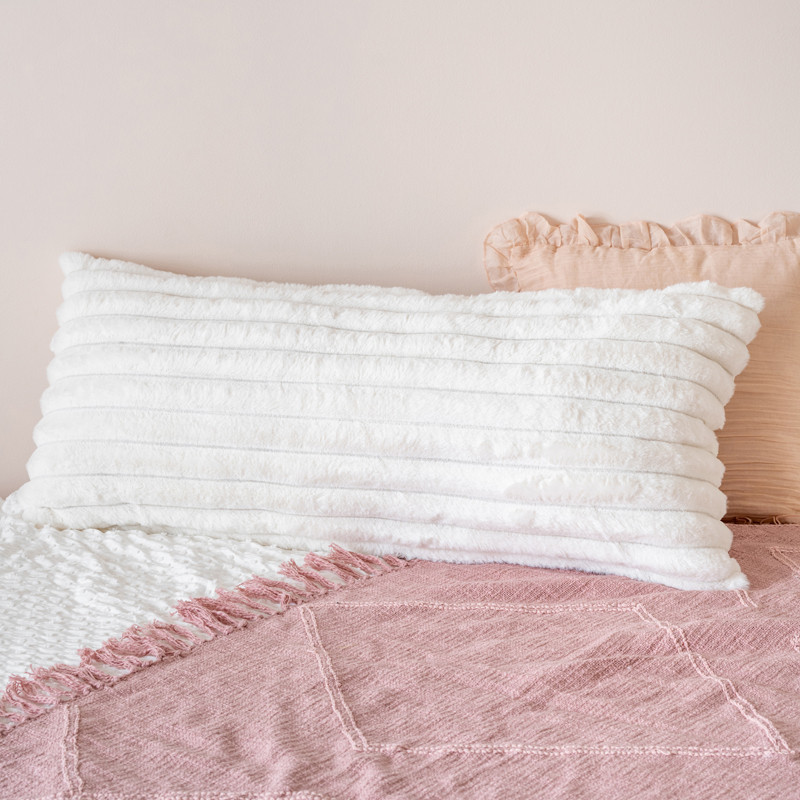 Coussin bergen 40x90cm blanc