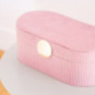 Boite a bijoux velours cotele