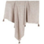 Plaid india 130x170cm creme