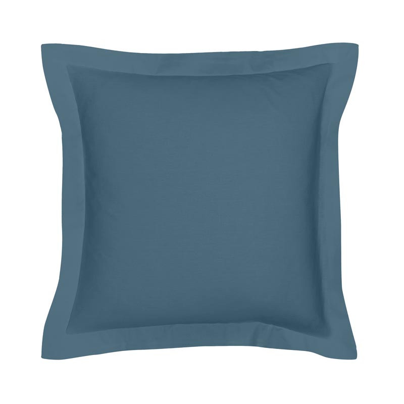 Taie d'oreiller 63x63cm  bleu