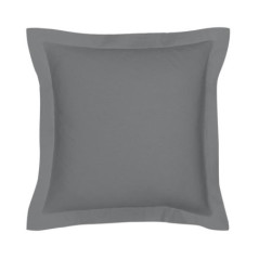 Taie d'oreiller 63x63cm  gris